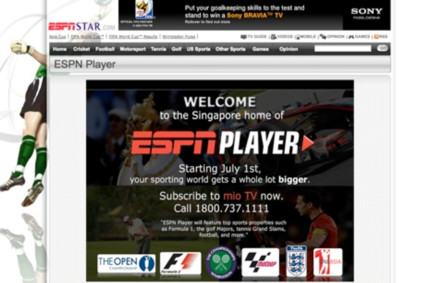 Sony espn 2025 live tv